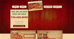Desktop Screenshot of olliespizzaandgrinders.com